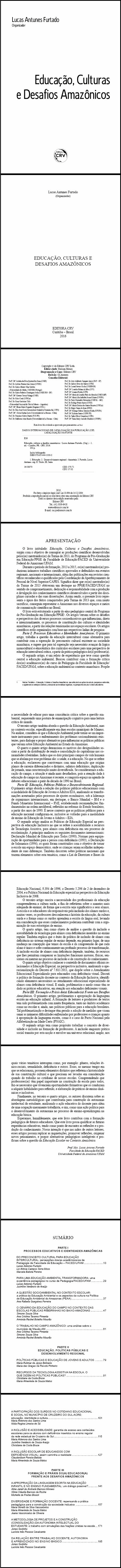 EDUCAÇÃO, CULTURAS E DESAFIOS AMAZÔNICOS